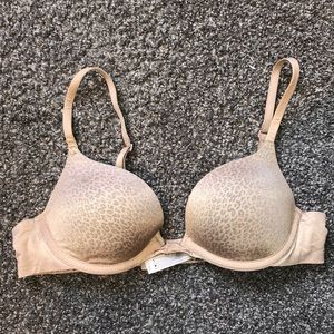 WonderBra Nude & Cheetah Push-Up Bra
